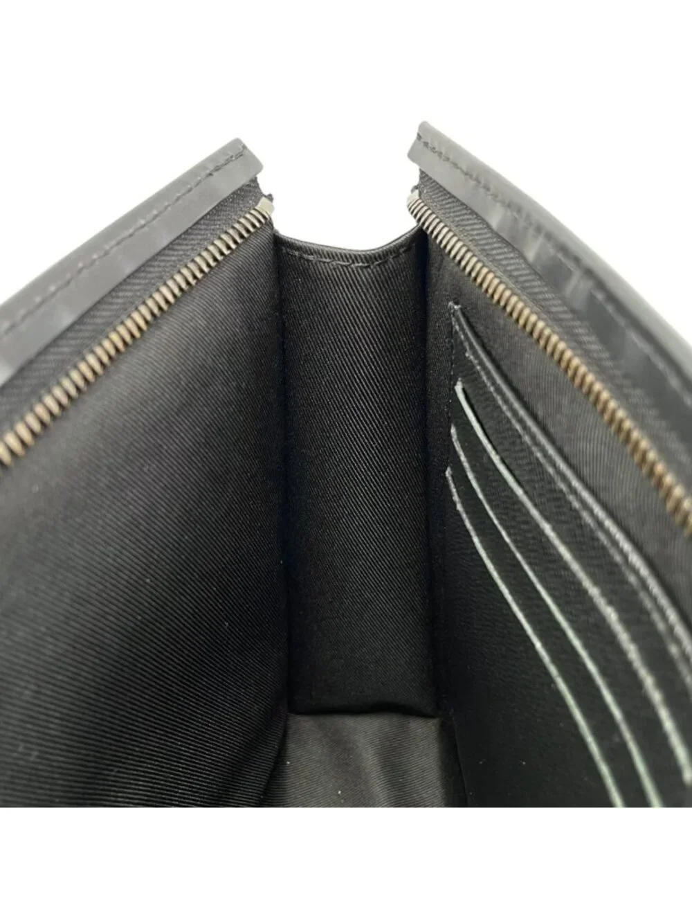 Louis Vuitton Clutch Pochette Voyage Monogram Eclipse Reverse Gray